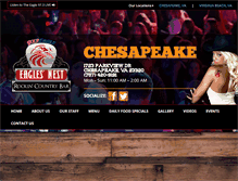 Tablet Screenshot of eaglesnestchesapeake.com